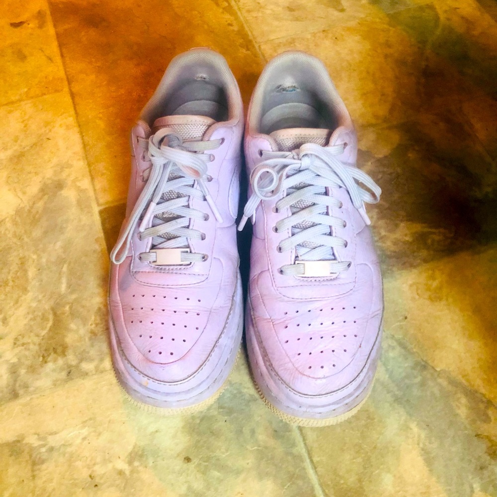 Preloved Nike Air Force 1 Jester violet mist super rare have a lot of life left